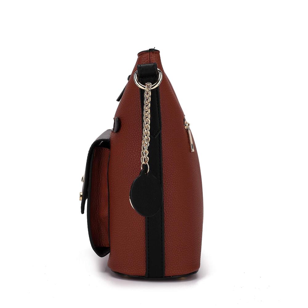 2110 Crossbody Bag , PU Leather Pocketbook Handbag – Designer Side - Picture 7 of 7